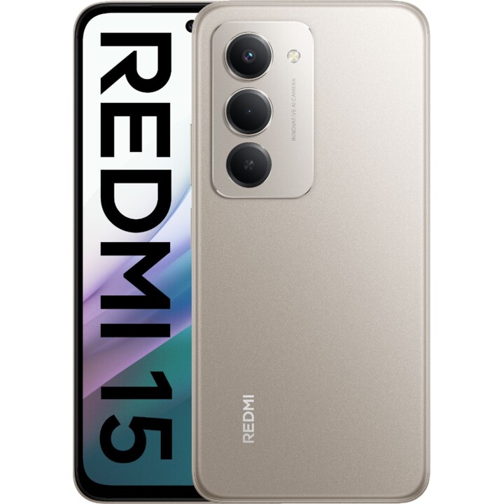 Xiaomi Redmi 15 NFC, 6 GB RAM 128GB, Dual Sim, 6,90 HD+ 144Hz, 7000 MAH, Titan Grey