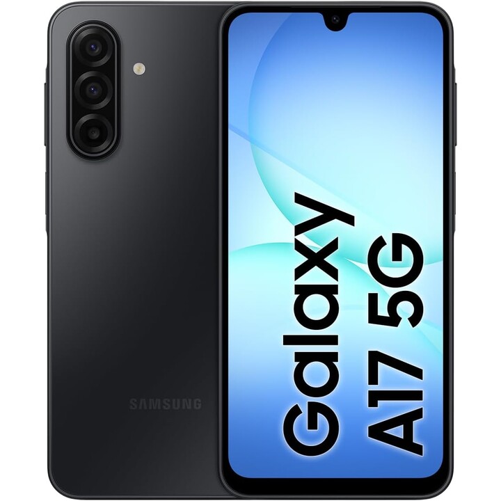 Samsung Galaxy A17 5G, 4GB RAM 128GB, AI Smartphone, Slim 7.5mm Frame, 50MP, 5000 mAh, Black