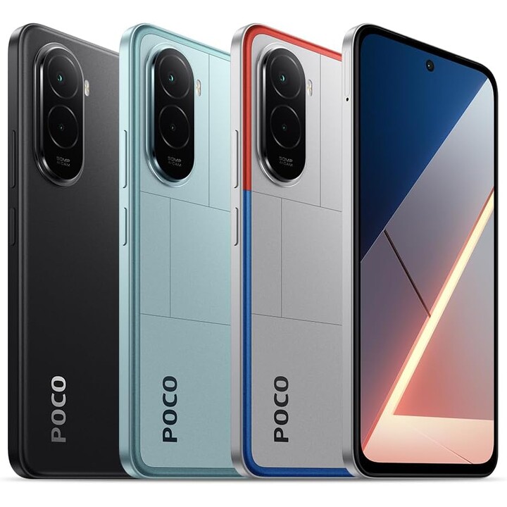 Xiaomi Poco M7, 6+128GB, 6.9 FHD+ 144Hz Display, Snapdragon 685, 50MP AI dual camera, 7000mAh, Black