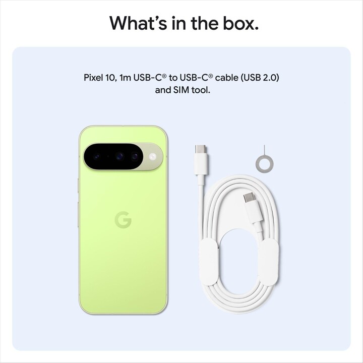 Google Pixel 10 5G, 12GB 128GB, 6.3 Inch OLED, Gemini IA, 4970mAh, Lemongrass Green