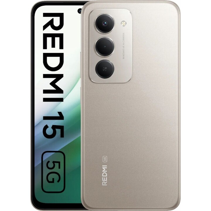 Xiaomi Redmi 15 5G NFC, 4GB RAM 128GB, Dual SIM, 6.90 HD+ 144Hz, 7000 mAh, Titan Gray