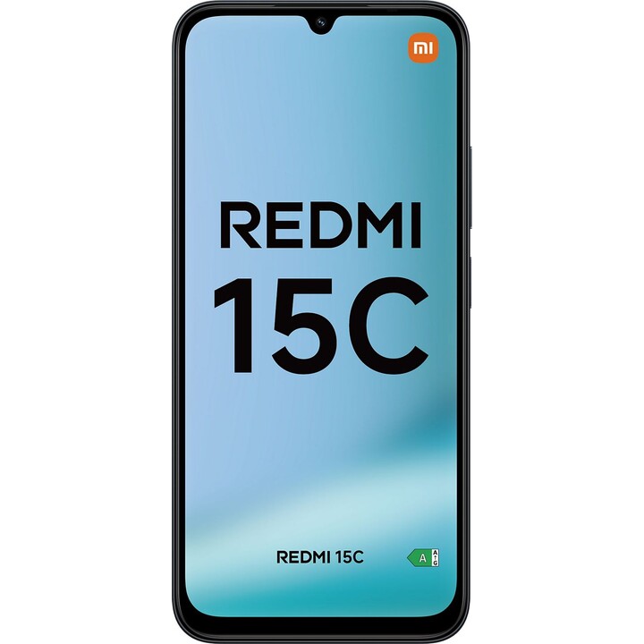 Xiaomi Redmi 15C, 256GB, 8GB RAM, 6.9 HD+, MediaTek Helio G81-Ultra, 6000 mAh, Midnight Black