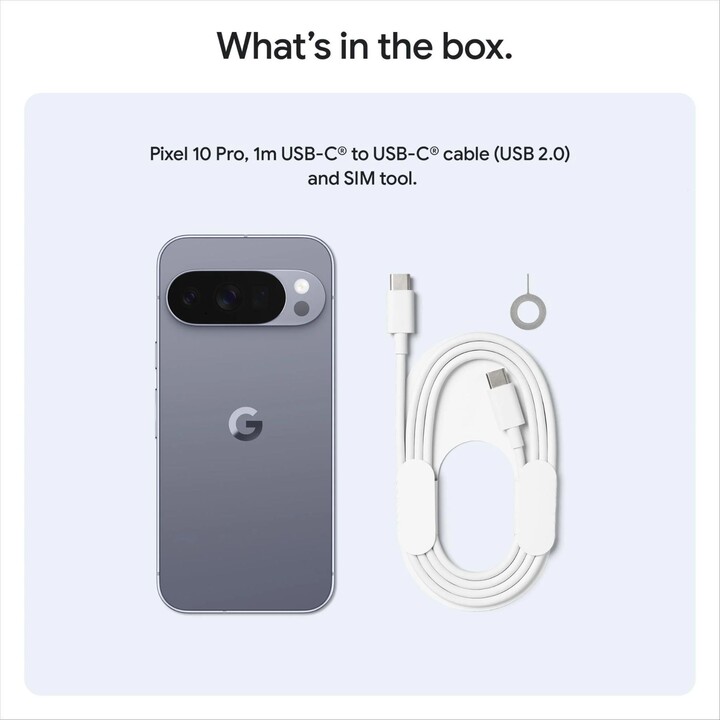 Google Pixel 10 Pro 5G, 16GB 128GB, 6.3 Inch OLED, Gemini IA, 4970MAH, Obsidian Black