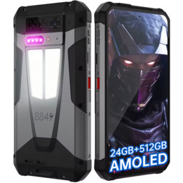 Unihertz 8849 Tank 4 5G, 24GB 512GB, Projector 720P, 100 Lumen, 6.78 AMOLED, Android14, 11600mAh Dimensity 7300