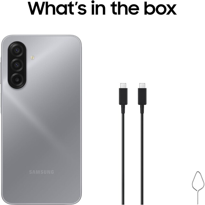Samsung Galaxy A17 4G, 4 Go de RAM 128 Go, smartphone AI, cadre mince de 7,5 mm, appareil photo 50MP, 5000mAh, gris