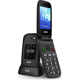 Teléfono Móvil SPC Harmony 2 4G para Personas Mayores/ Negro