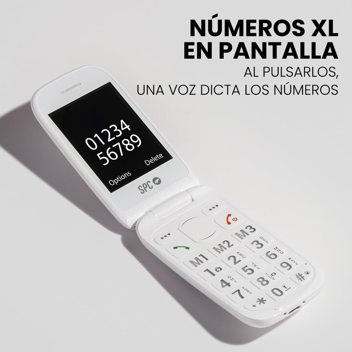 Telefono cellulare SPC Harmony 2 4G per anziani/Nero