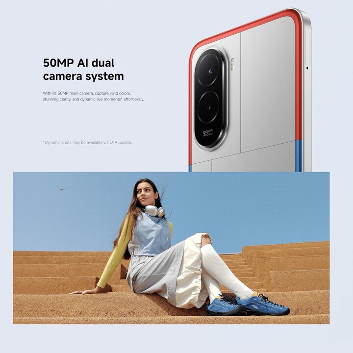 Xiaomi Poco M7, 6+ 128GB, 6.9 FHD+ 144Hz Pantalla, Snapdragon 685, 50mp AI Dual Camera, 7000 mAh, plata