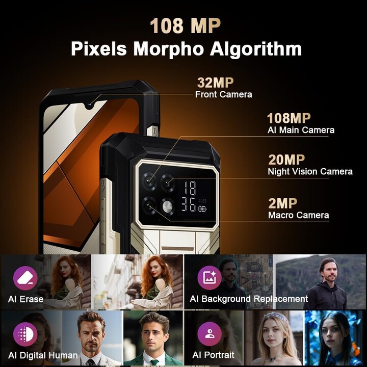 Doogee S200 Max 5G 16GB/512GB Negro