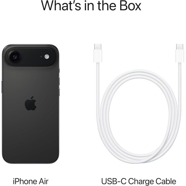 Apple iPhone Air 1Tb, telefono cellulare 5G con Apple Intelligence, Controllo della fotocamera, A19 Pro Chip, Space Black
