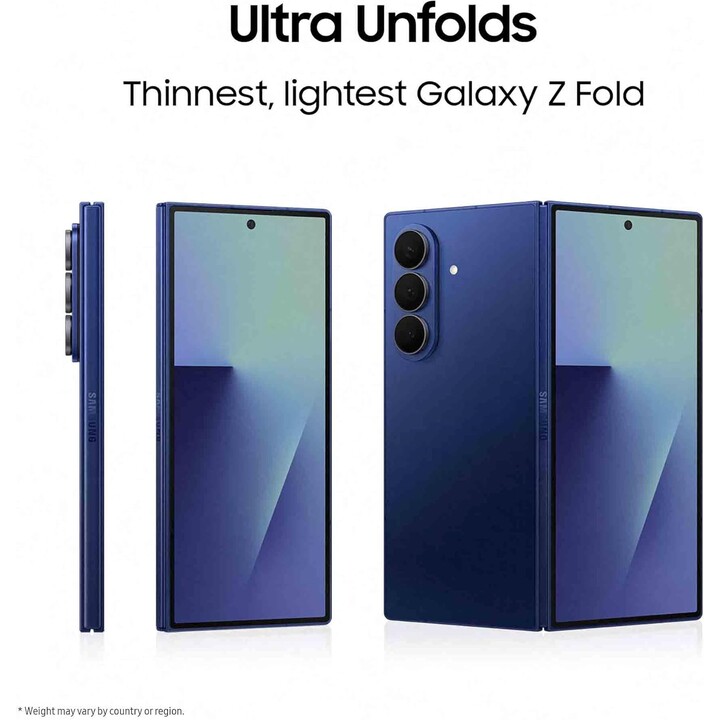 Samsung Galaxy Z Fold7 5G, 12GB 256GB, Enterprise Edicion, 200mp cámara, 4400 mAh, JetBlack (negro)