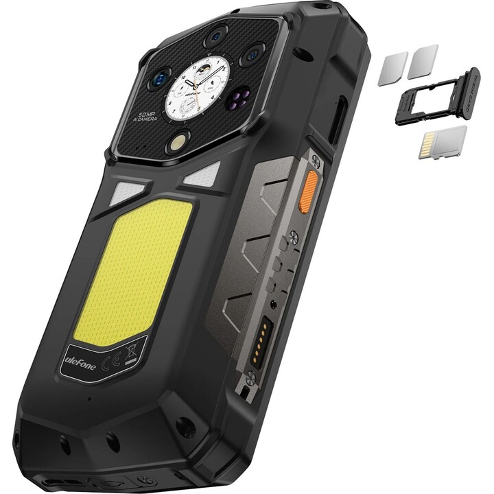 Ulefone Armor 29 Pro 5G, 16 Go 512 Go, 6,67 écran, 21200 mAh, 120W, noir