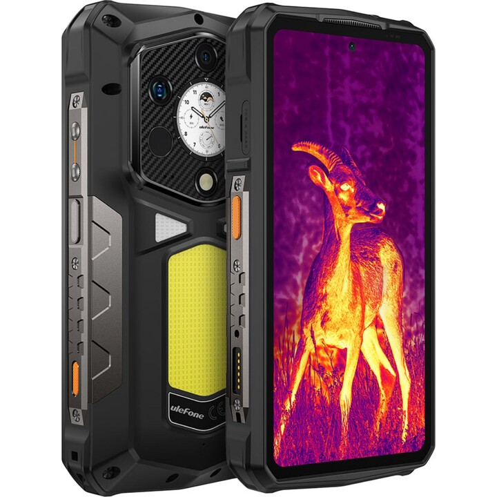 Smartphone Ulefone Armor 29 Pro Termal 5G, 16GB 512 GB, 6.67 screen, 21200 mAh, 120W, Black