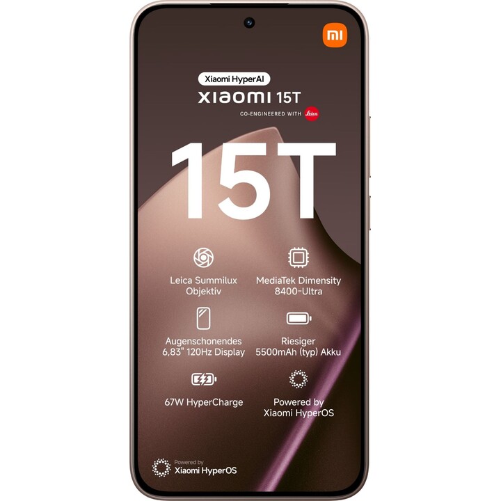 Xiaomi 15T 5G, 12GB 512GB, 6.83 AMOLED, Leica Camera 50MP, Gold