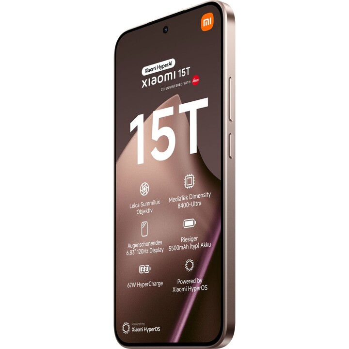 Xiaomi 15T 5G, 12GB 512GB, 6.83 AMOLED, Leica Camera 50MP, Gold