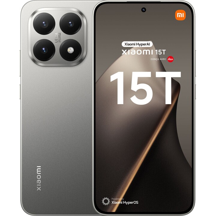 Xiaomi 15T 5G, 12GB 512GB, 6.83 AMOLED, Leica Camera 50MP, Gray