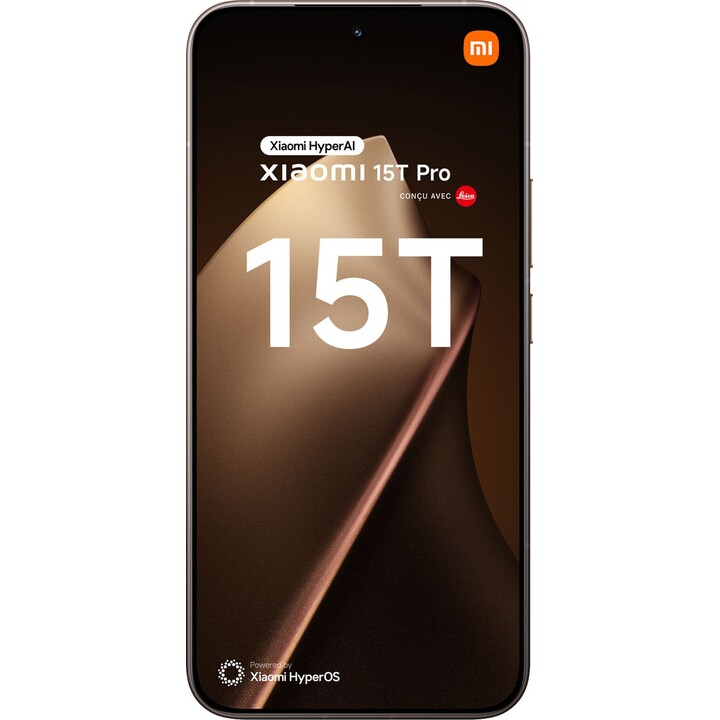 Xiaomi 15T Pro 5G, 12 Go 512 Go, 6,83 AMOLED, CAME LEICA 50MP, GOLD