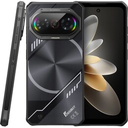 Fossibot F114, 4GB 128GB, 4G Smartphone resistente, unisoc T615, batería de 5000 mAh, negro