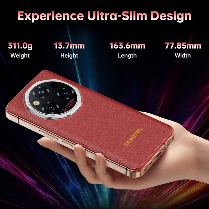 Oukitel WP210 5G, 12GB 512GB, 6.7 AMOLED FHD+, 8800mAh, Red