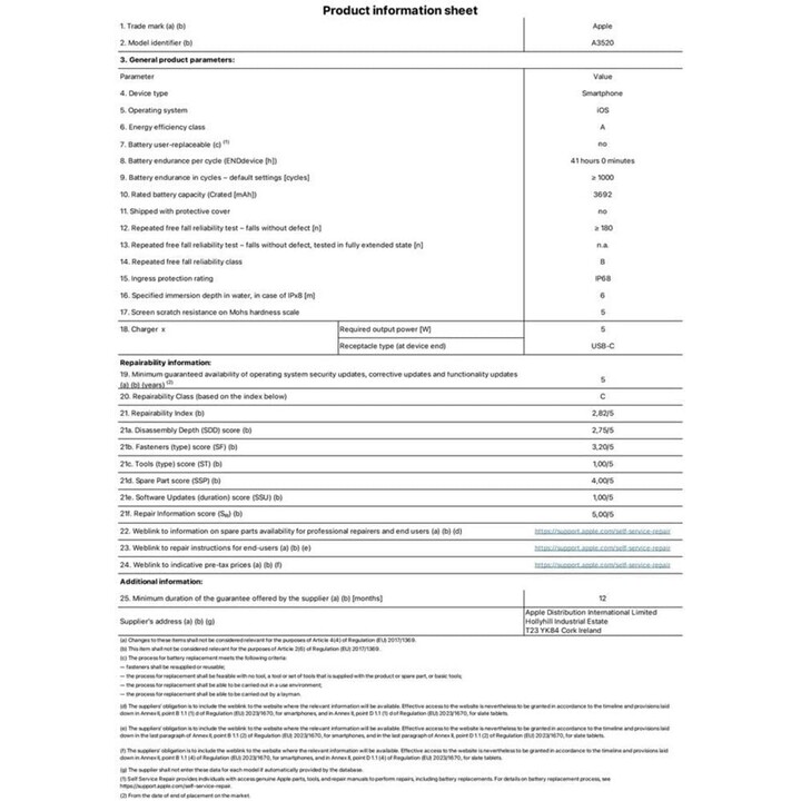 Apple iPhone 17 512 Go, téléphone mobile 5G avec intelligence Apple, contrôle de la caméra, puce A19, Sage #ficha