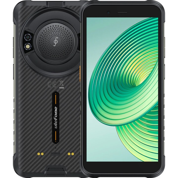 Ulefone Rugging 4G, 16GB 256GB, UNISOC T7255, 9600MAH, 18W, nero