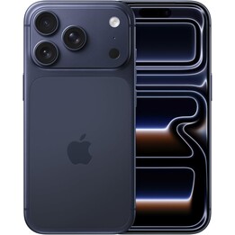 Apple iPhone 17 Pro Max 1 To, téléphone portable 5G avec Apple Intelligence, contrôle de l'appareil photo, puce A19 Pro, Deep Bl