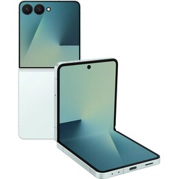 Samsung Galaxy Z Flip7 5G, 12GB 256GB, AI Phone, Large Cover Screen, 50MP Camera, 4300mAh, Mint