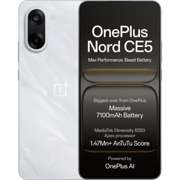 OnePlus Nord CE5 5G, 8GB RAM 128GB, 6.77 120Hz AMOLED, 50MP OIS, 5200mAh, Blanco