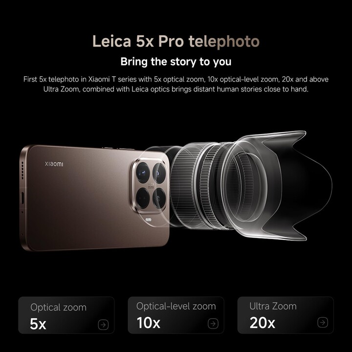Xiaomi 15T Pro 5G, 12GB 256GB, 6.83 AMOLED, Leica Camera 50MP, Grey