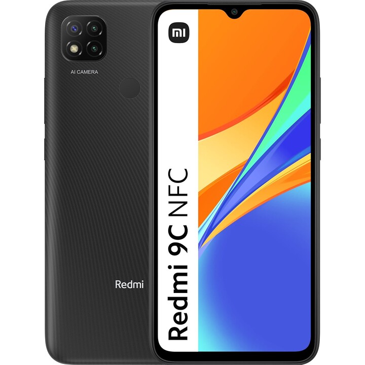 Xiaomi Redmi 9C 2GB 32GB, smartphone NFC, nero