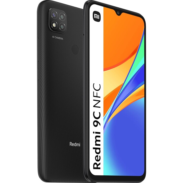 Xiaomi Redmi 9C 2GB 32GB, smartphone NFC, nero