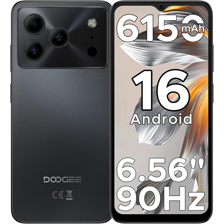 Doogee Note 56, 3GB 64GB, 6.56 IPS HD+, 6150 mAh, Negro