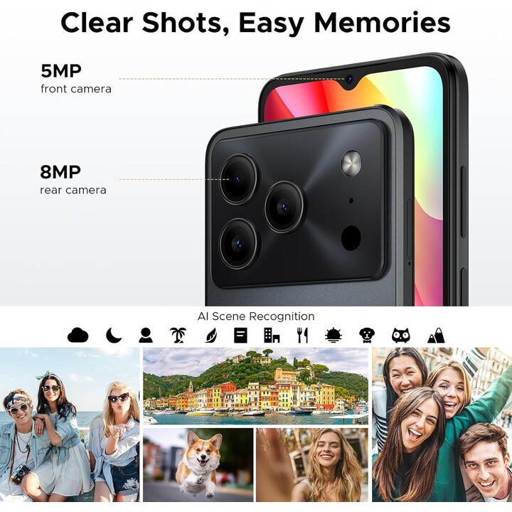 Doogee Note 56, 3GB 64GB, 6.56 IPS HD+, 6150 mAh, Negro