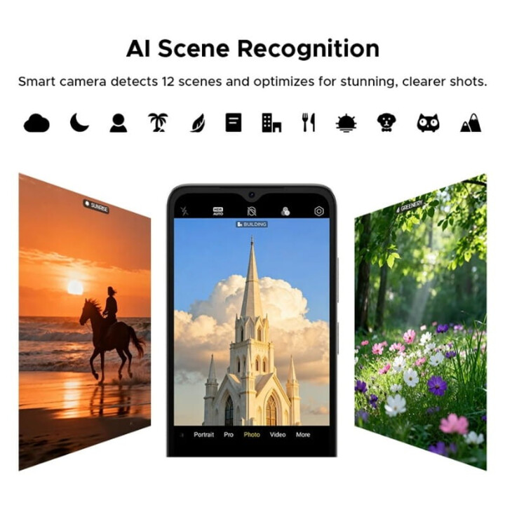 Doogee Note 56 Pro, 4GB 128GB, 6.56 IPS HD+, 6150mAh, Black