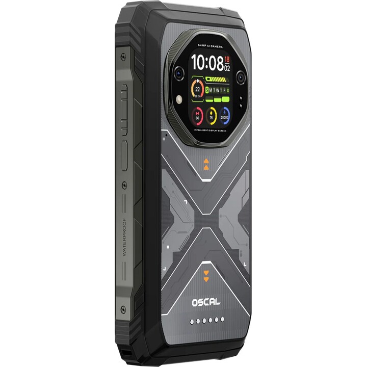 Oscal Tank 1 5G, 12GB 256GB, 6.78 LCD IPS FHD+, 20000mAh, Negro