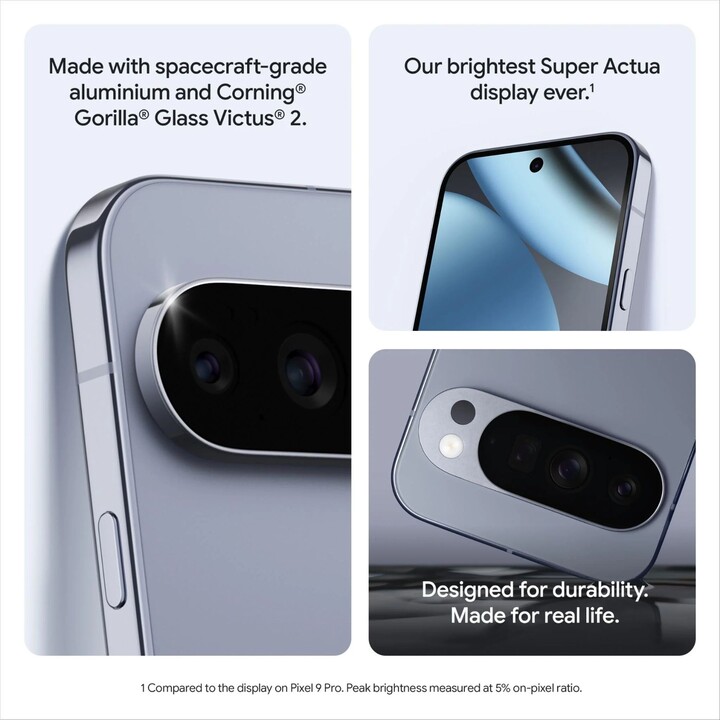 Google Pixel 10 Pro 5G, 16GB 512GB, 6,3 Pulgada OLED, Gemini IA, 4970MAH, Blanco Porcelana