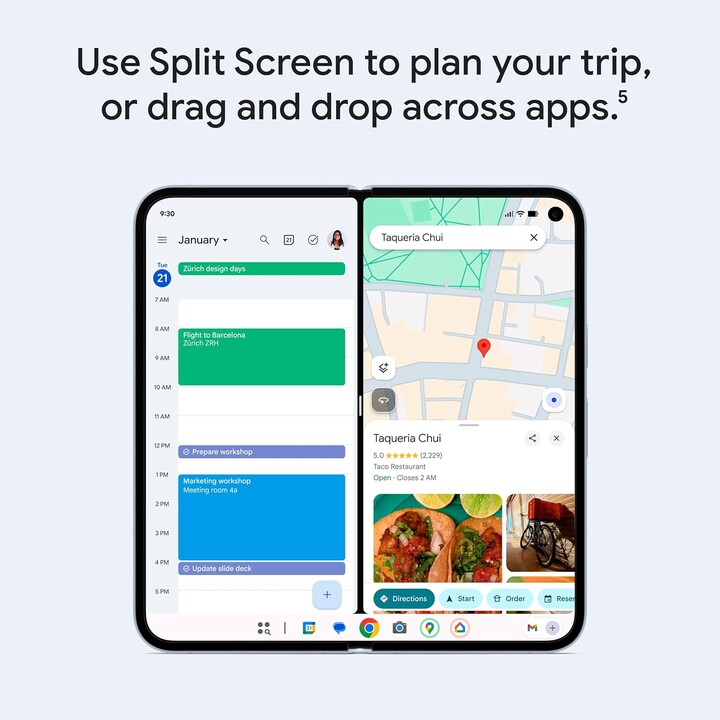 Google Pixel 10 Pro Fold 5G 16GB 256GB Dual Sim Moonstone