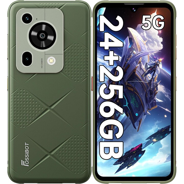 Fossibot F112 Pro 5G, 8GB 256GB, 6.88 LCD IPS HD+, 7150mAh, Verde