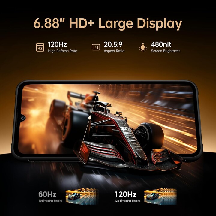 Fossibot F112 Pro 5G, 8GB 256GB, 6.88 LCD IPS HD+, 7150mAh, Verde