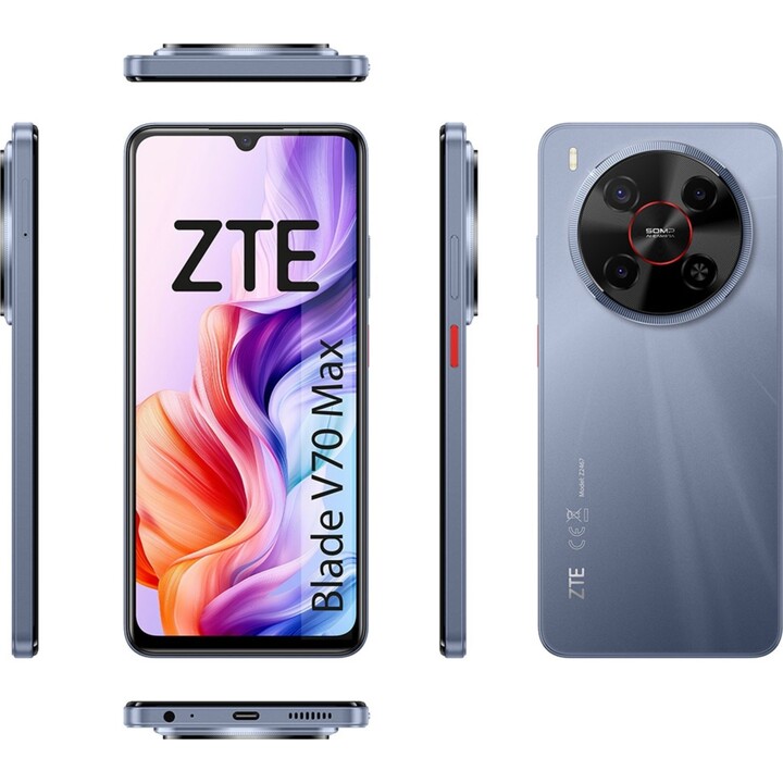 ZTE Blade V70 Max, 4GB 256GB, 6.9 IPS LCD 120 Hz, 6000mAh, Grey