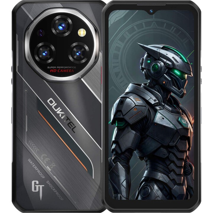 Oukitel WP62 5G, 12GB 512GB, 6.58 AMOLED FHD+ Screen, 11000mAh, Black