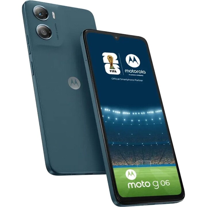Motorola Moto G06, 4GB 64GB, 6.88 inches screen, 5200mAh, Tapestry Blue