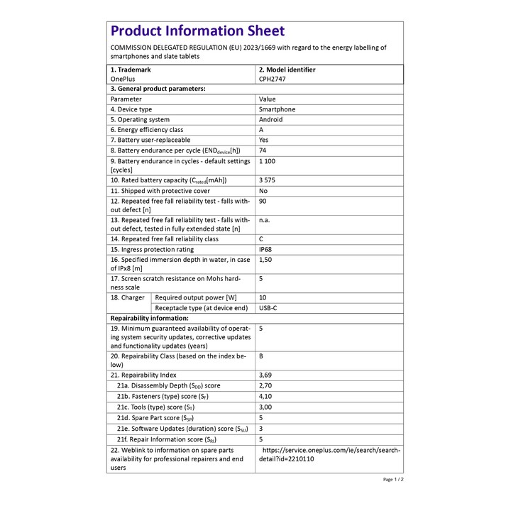 OnePlus 15 5G, 16GB 512GB, 6,78 LTPO AMOLED FHD+ 165Hz, Dual Sim, 7300mAh 120W, tempestade de areia #ficha