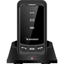 Sunstech CELT25BK Teléfono móvil para personas mayores negro