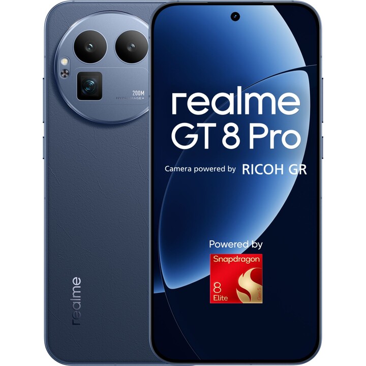 Realme GT 8 Pro 5G, 12GB 256GB, 6.79 AMOLED 2K 144Hz, 7000mAh, Dual Sim, Blue