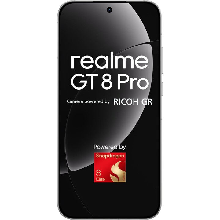 Realme GT 8 Pro 5G, 16 Go 512 Go, 6,79 AMOLED 2K 144 Hz, 7 000 mAh, double SIM, blanc
