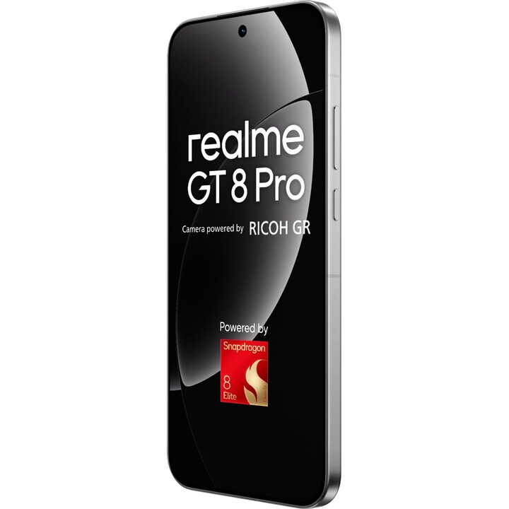 Realme GT 8 Pro 5G, 16 Go 512 Go, 6,79 AMOLED 2K 144 Hz, 7 000 mAh, double SIM, blanc