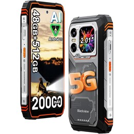Blackview XPLORE 1 Pro 5G, 16 Go 512 Go, LCD IPS 6,78, 20 000 mAh, double SIM, orange