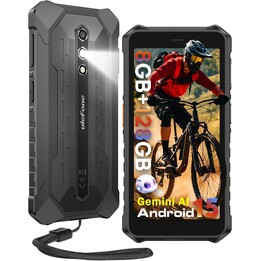 Ulefone RugKing 2 Pro, 4 GB 128 GB, 5,45 IPS, 4550 mAh, Schwarz