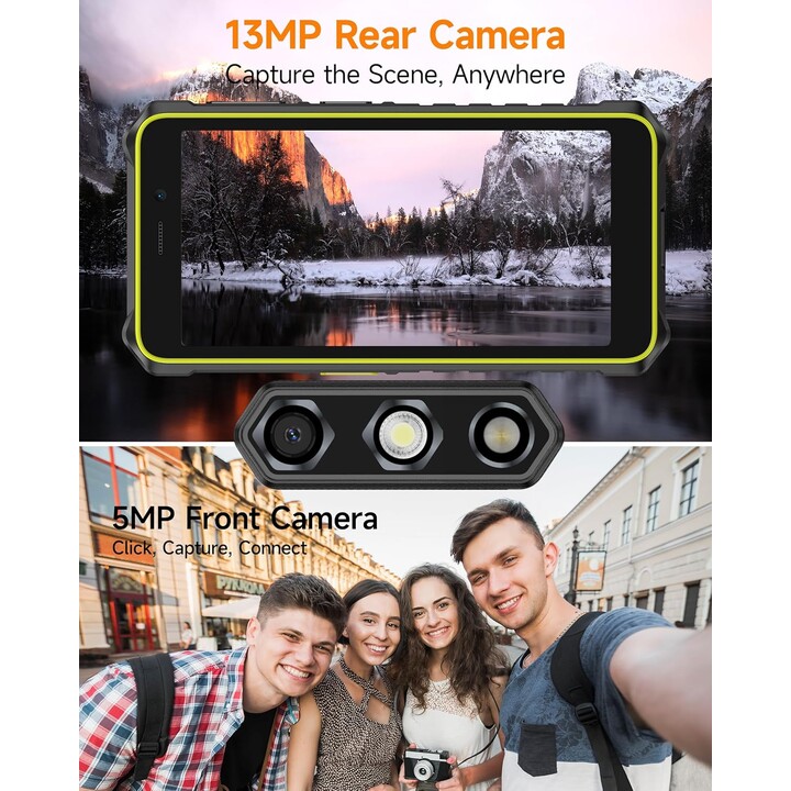 Ulefone RugKing 2 Pro, 4 Go 128 Go, 5,45 IPS, 4550 mAh, Orange